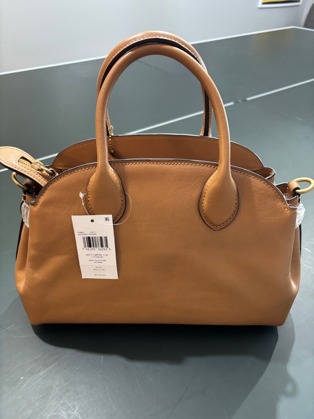 NWT Coach Empire 28 Honey Brown - Picture 3 of 7